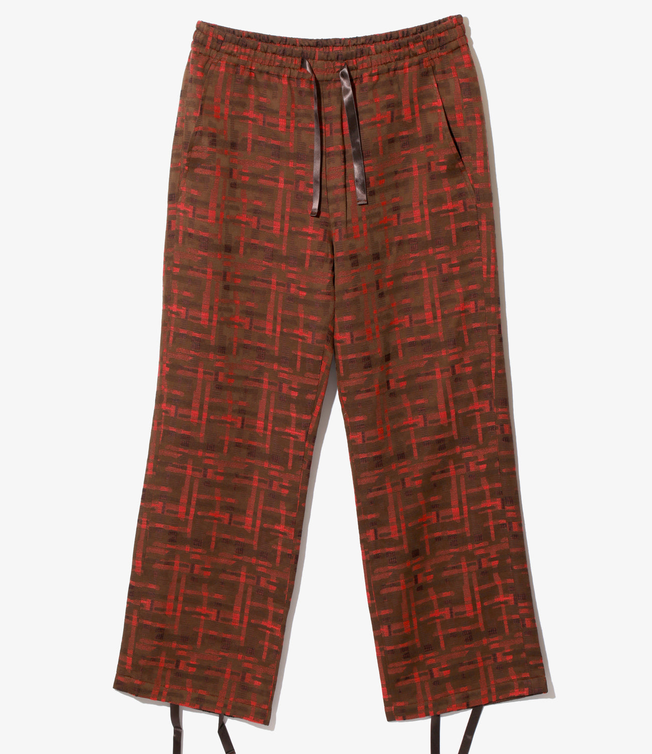 Needles STRING EASY PANT - ABSTRACT JQ.