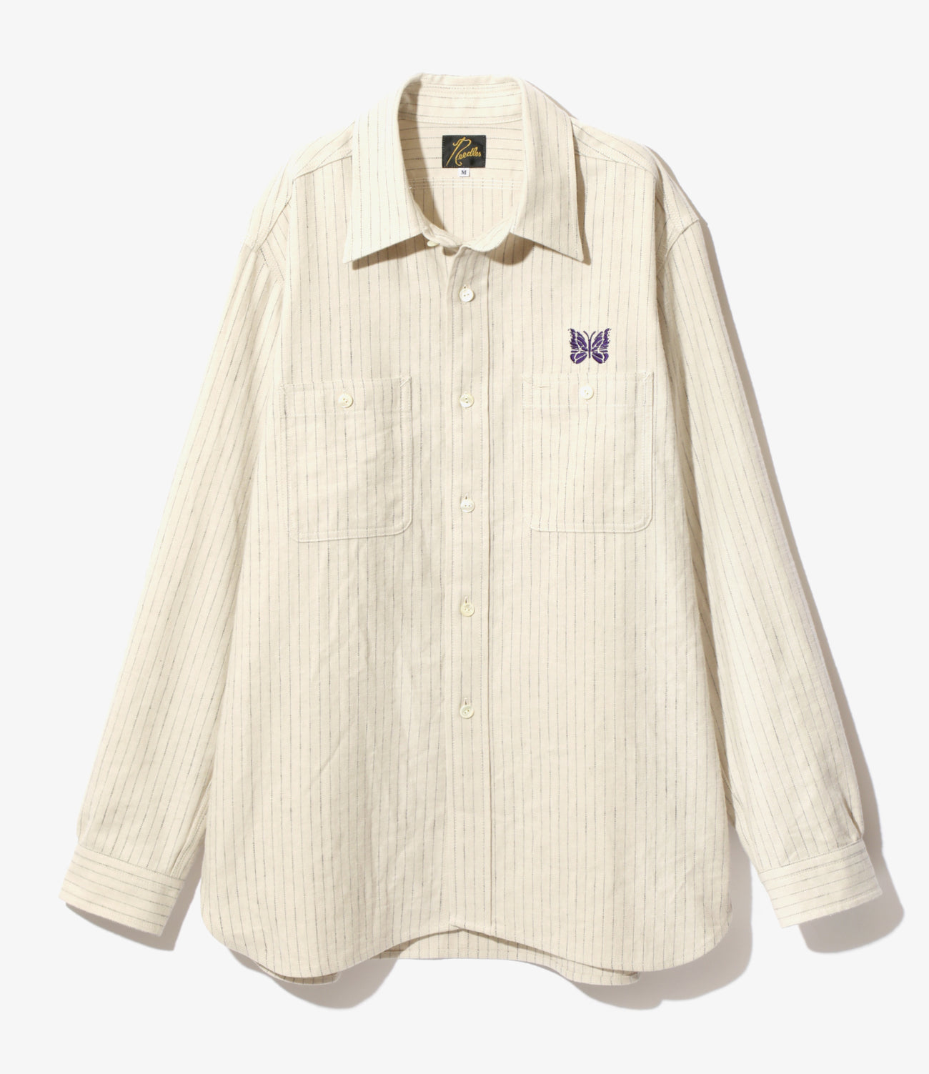 Needles WORK SHIRT - C/L/W PIN STRIPE TWILL – unexpected store