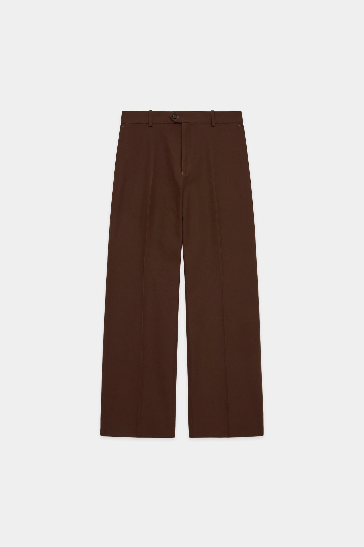 MARKAWARE ORGANIC COTTON SURVIVAL CLOTH FLAT FRONT FLARED TROUSERS