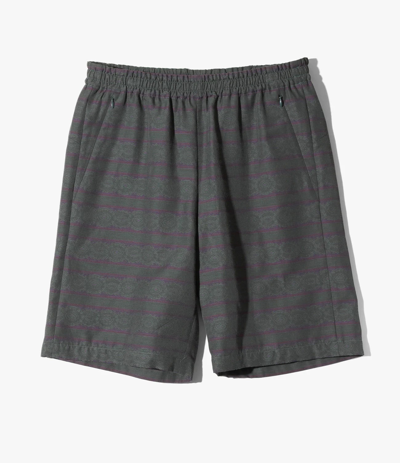 Needles Basketball Short - PE/C Fine Pattern Stripe Jq