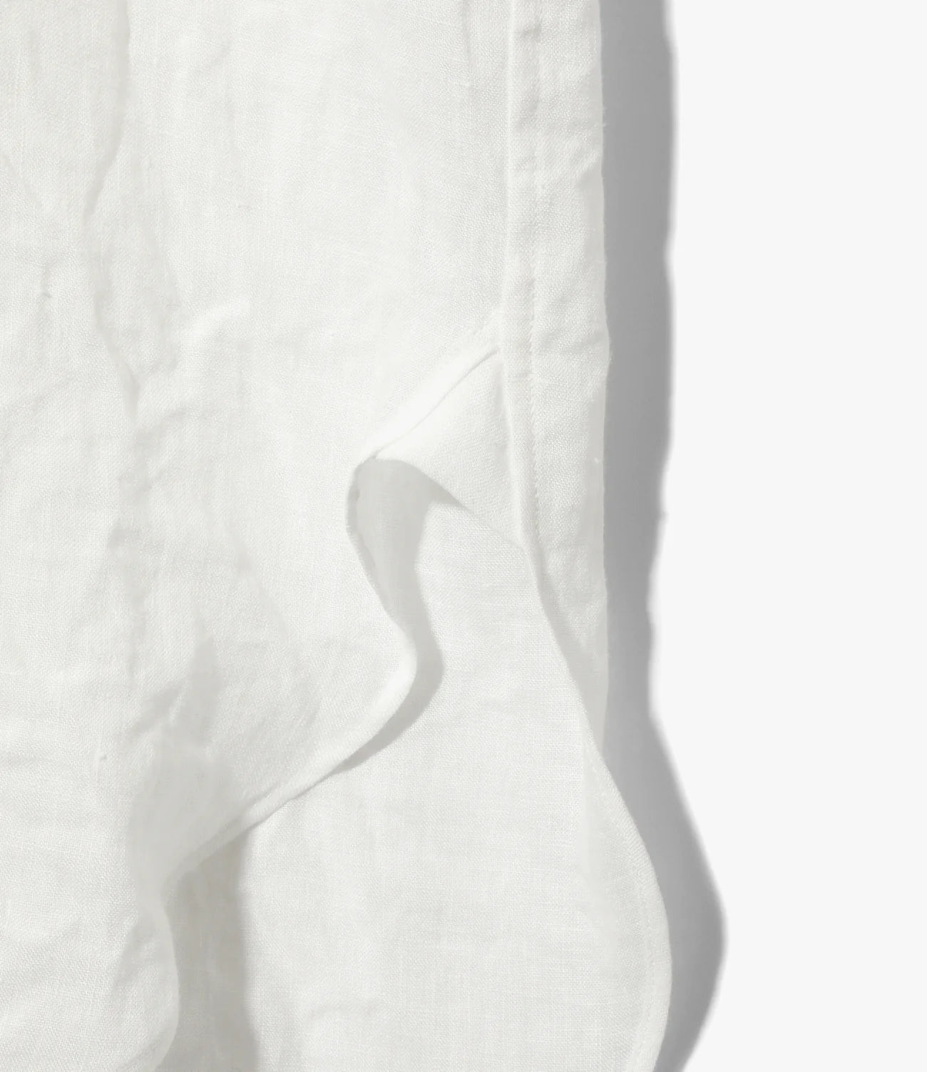 Needles Band Collar EDW Shirt - Linen Canvas