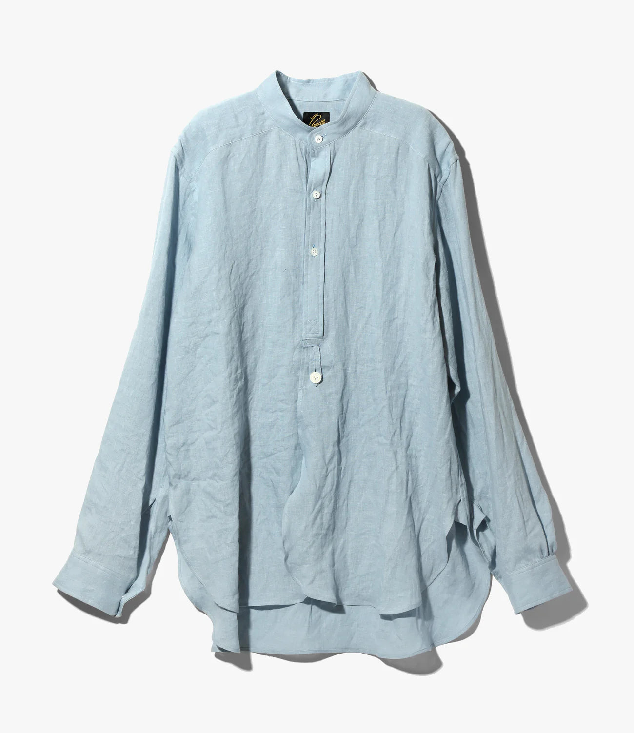 Needles Band Collar EDW Shirt - Linen Canvas – unexpected store