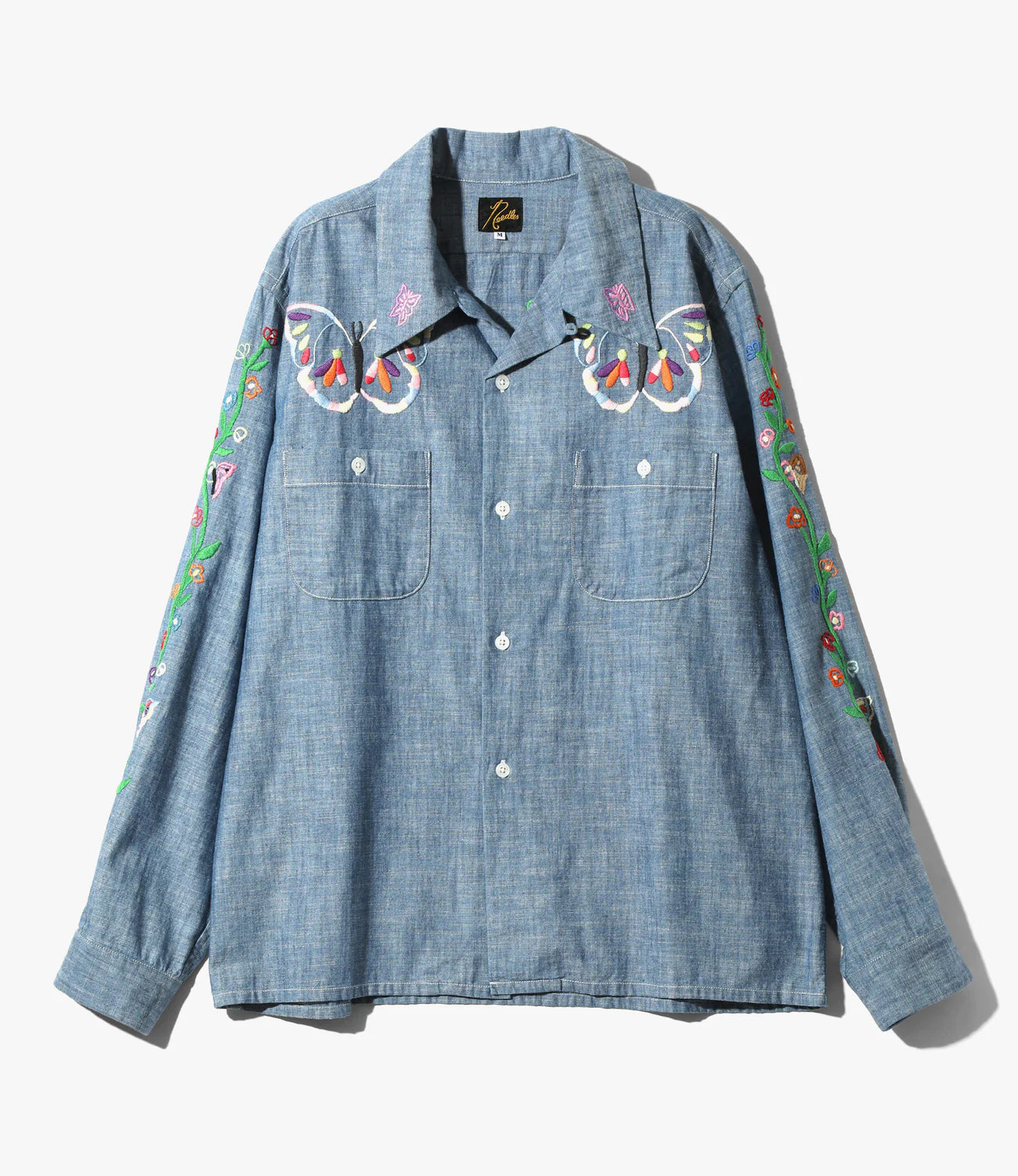 Needles One-Up Shirt - Cotton Chambray / India Emb. – unexpected store