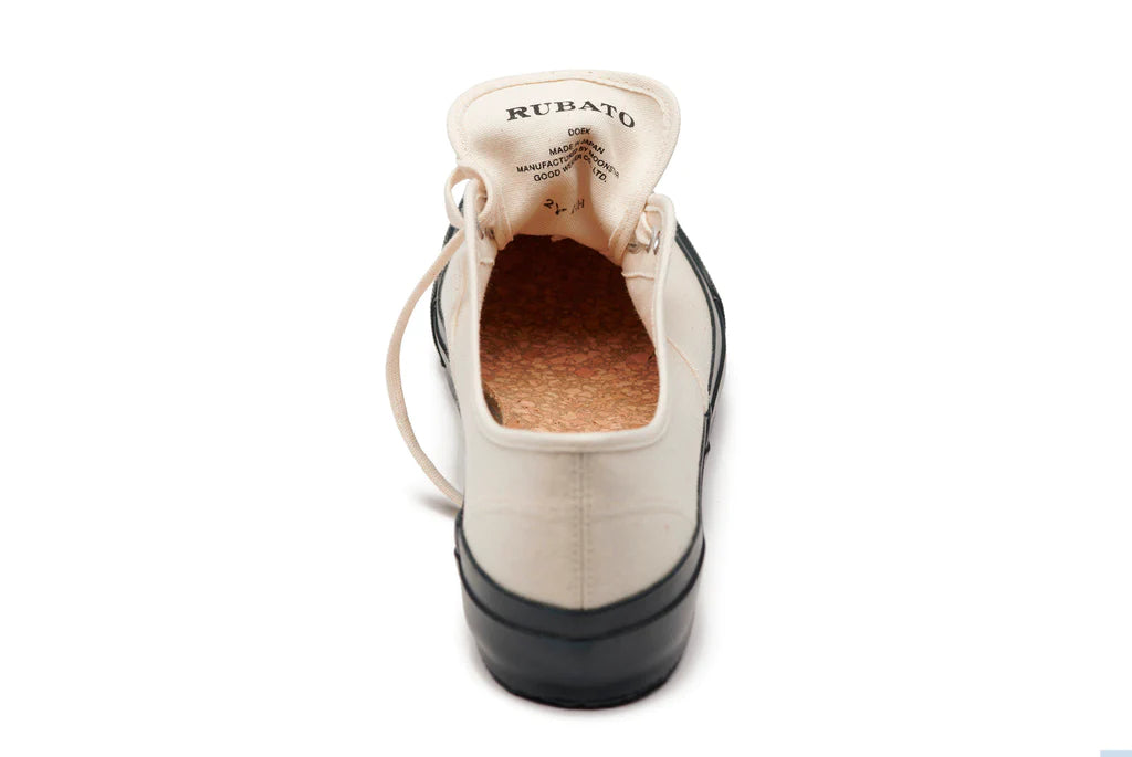 DOEK SHOE INDUSTRIES OXFORD FOR RUBATO - ECRU/INDIGO