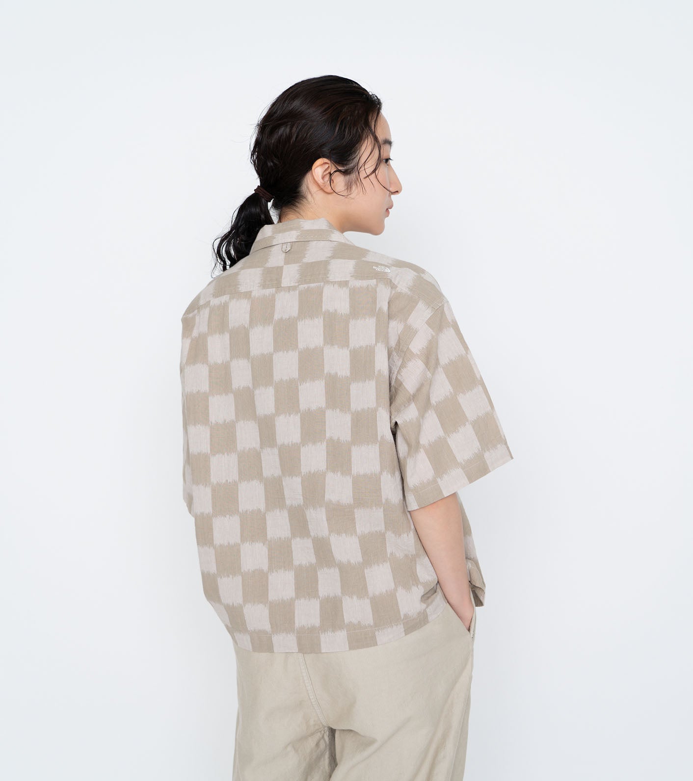 THE NORTH FACE PURPLE LABEL Open Collar Checkerboard Field S/S Shirt
