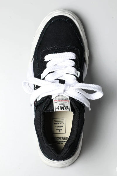 Maison MIHARA YASUHIRO PARKER Original Sole Canvas Lowtop Sneaker Black