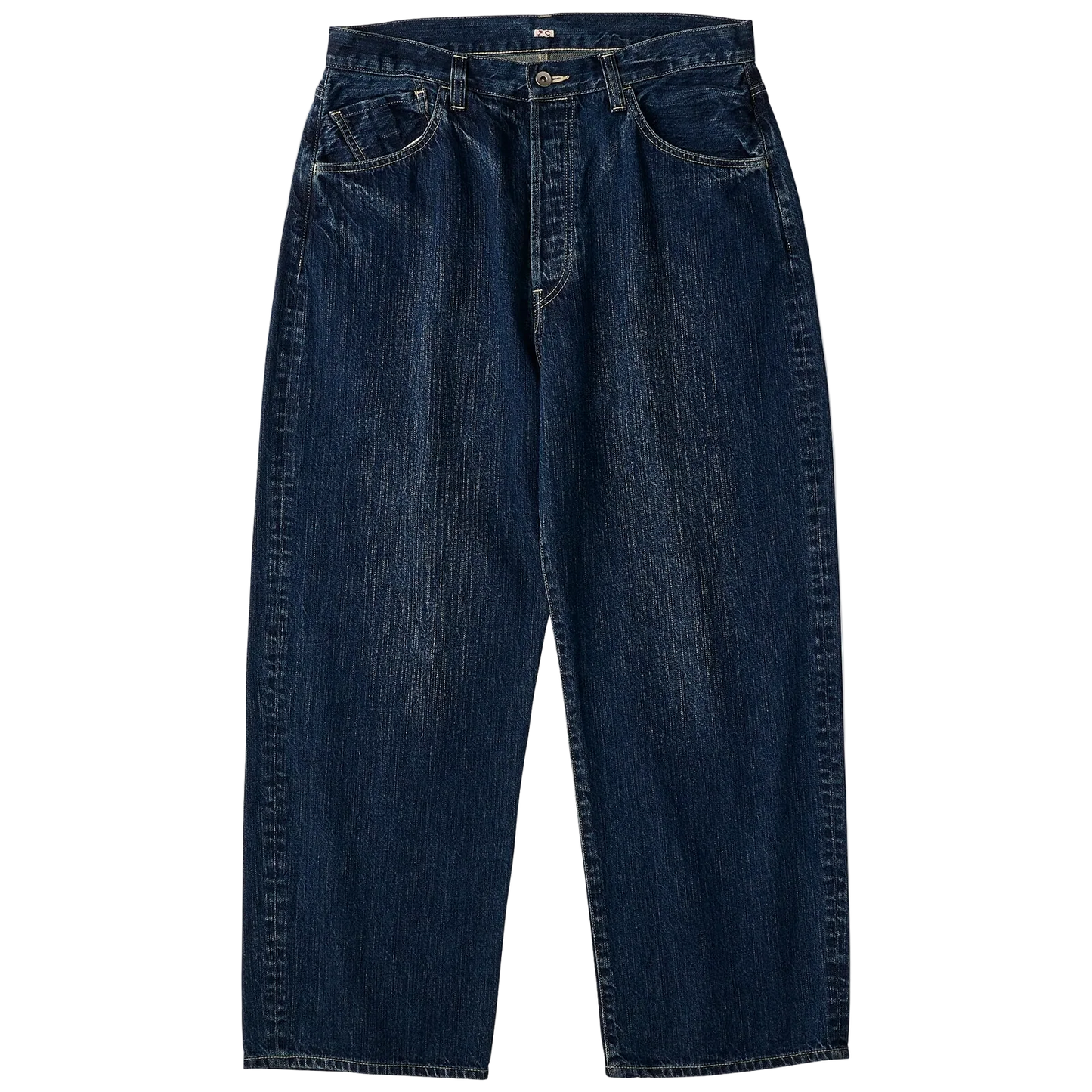 Porter Classic STEINBECK DENIM PANTS -NAVY-