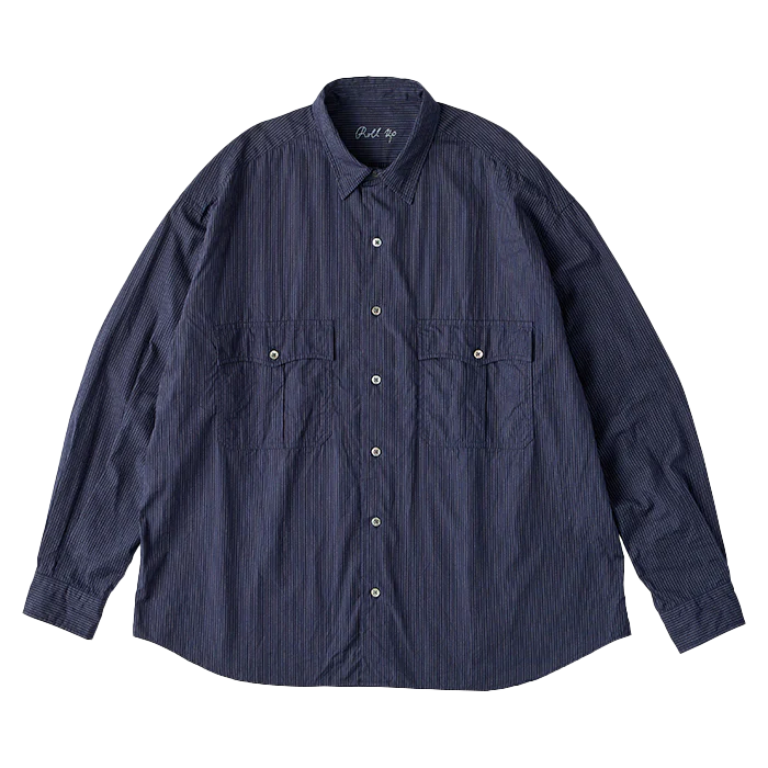 Porter Classic ROLL UP PIN STRIPE SHIRT – unexpected store Porter Classic ROLL UP PIN STRIPE SHIRT – unexpected store