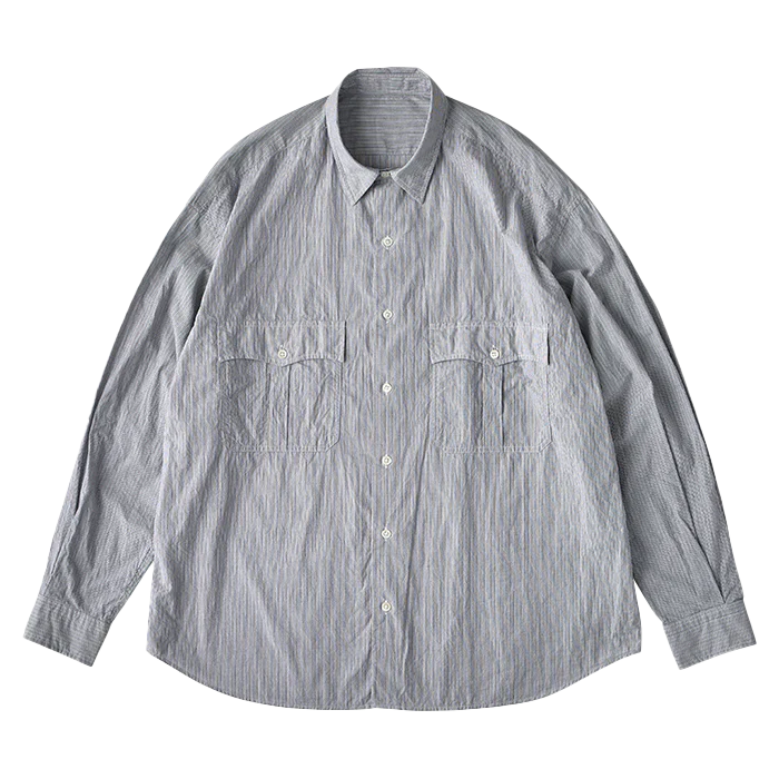 Porter Classic ROLL UP STRIPE SHIRT -2025SS-