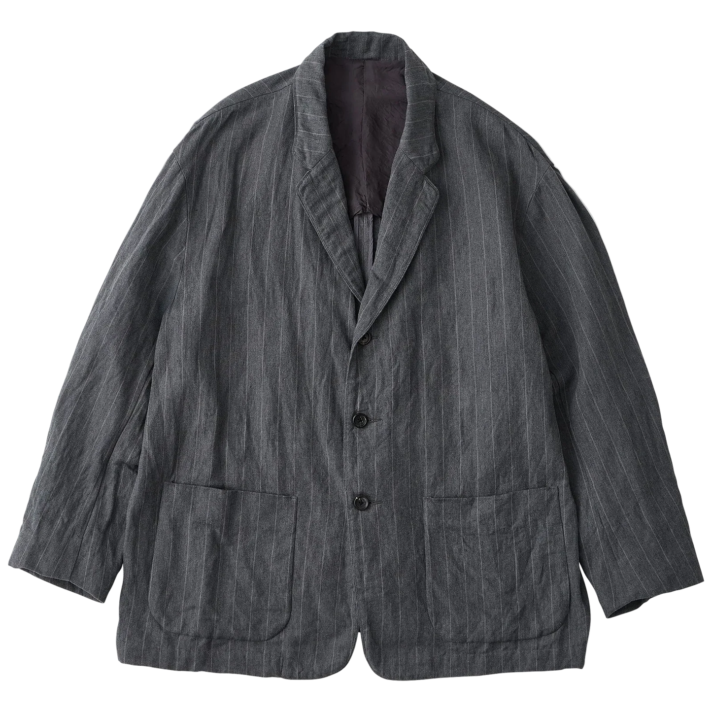 Porter Classic PIN STRIPE LINEN COTTON CLASSIC JACKET