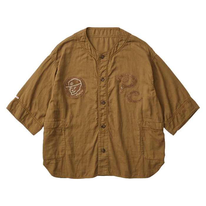 Porter Classic SUVIN GOLD GAUZE BASEBALL SHIRT CUSTOM