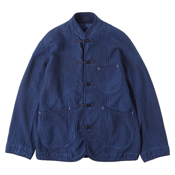 Porter Classic NEW SASHIKO LIGHT CHINESE JACKET – unexpected Porter Classic NEW SASHIKO LIGHT CHINESE JACKET – unexpected
