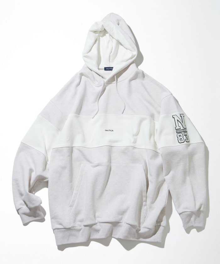NAUTICA JAPAN Panel Border Sweat Hoodie