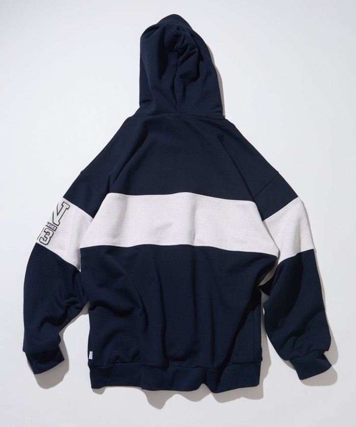 NAUTICA JAPAN Panel Border Sweat Hoodie