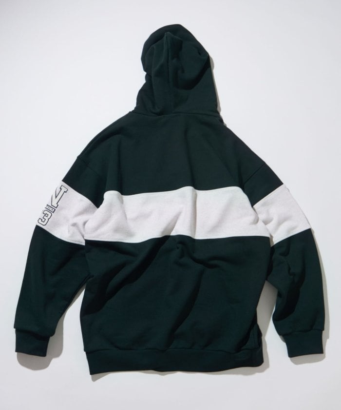 NAUTICA JAPAN Panel Border Sweat Hoodie
