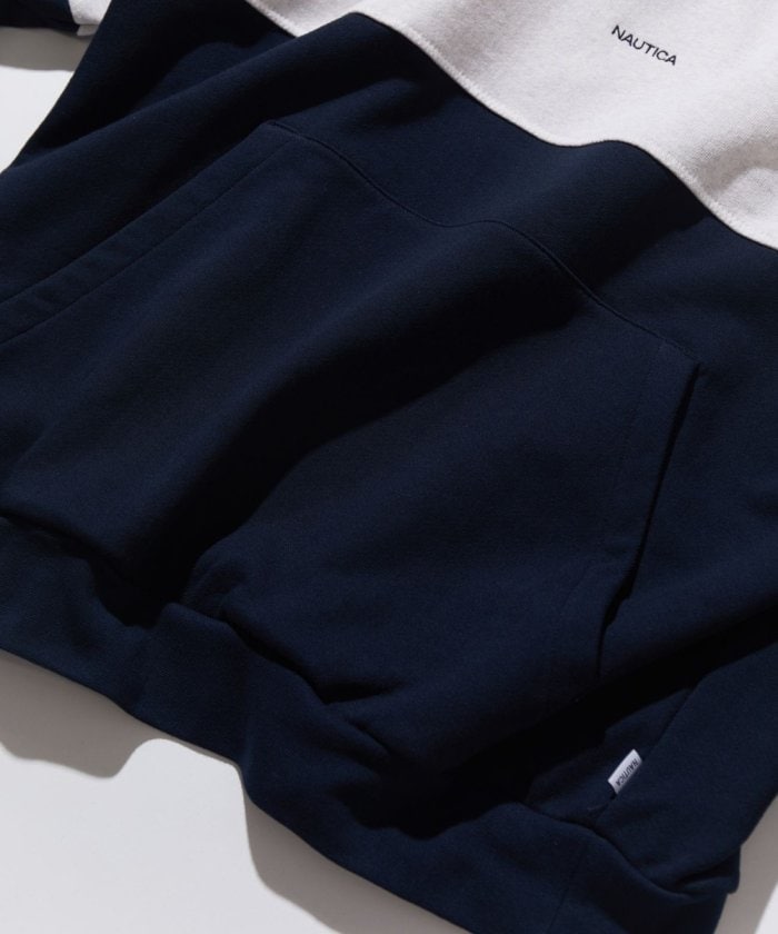 NAUTICA JAPAN Panel Border Sweat Hoodie