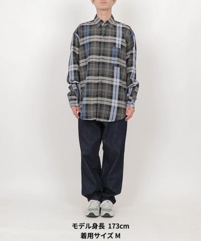 NAUTICA JAPAN Relaxed Fit Heavy Flannel Check Shirt