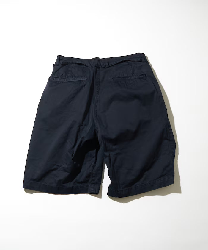 CAHLUMN Extra Long Staple Organic Cotton 2 Tuck Chino Shorts