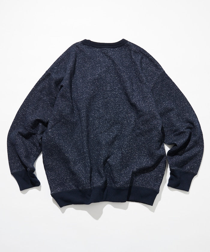 CAHLUMN Merino Wool+Cotton Loop Back heather Sweatshirt