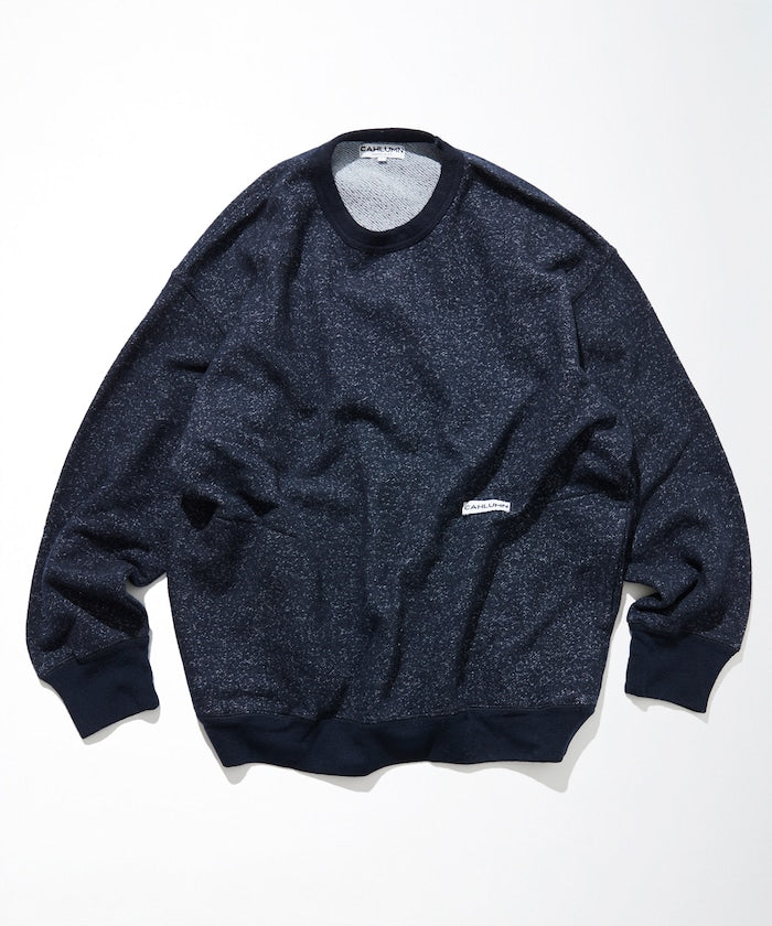 CAHLUMN Merino Wool+Cotton Loop Back heather Sweatshirt