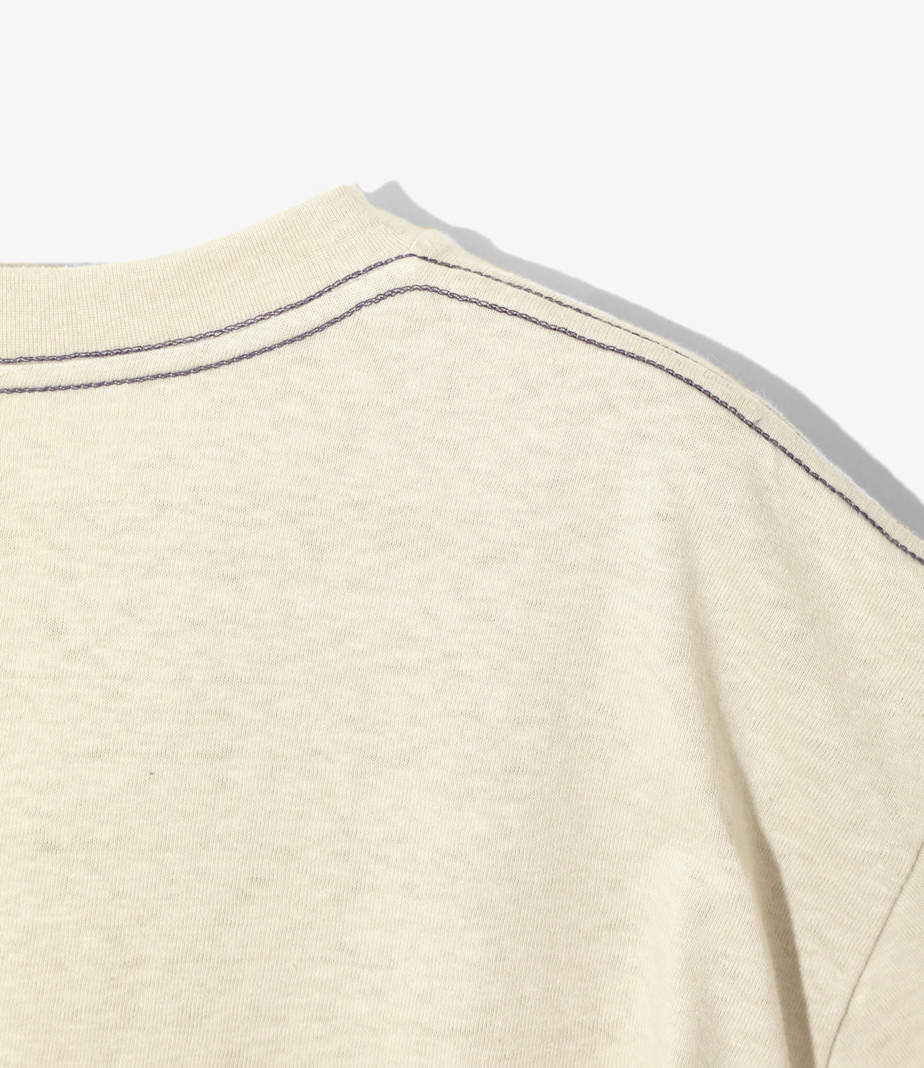 Needles S/S Papillon Emb. Pocket Tee - Cotton Jersey