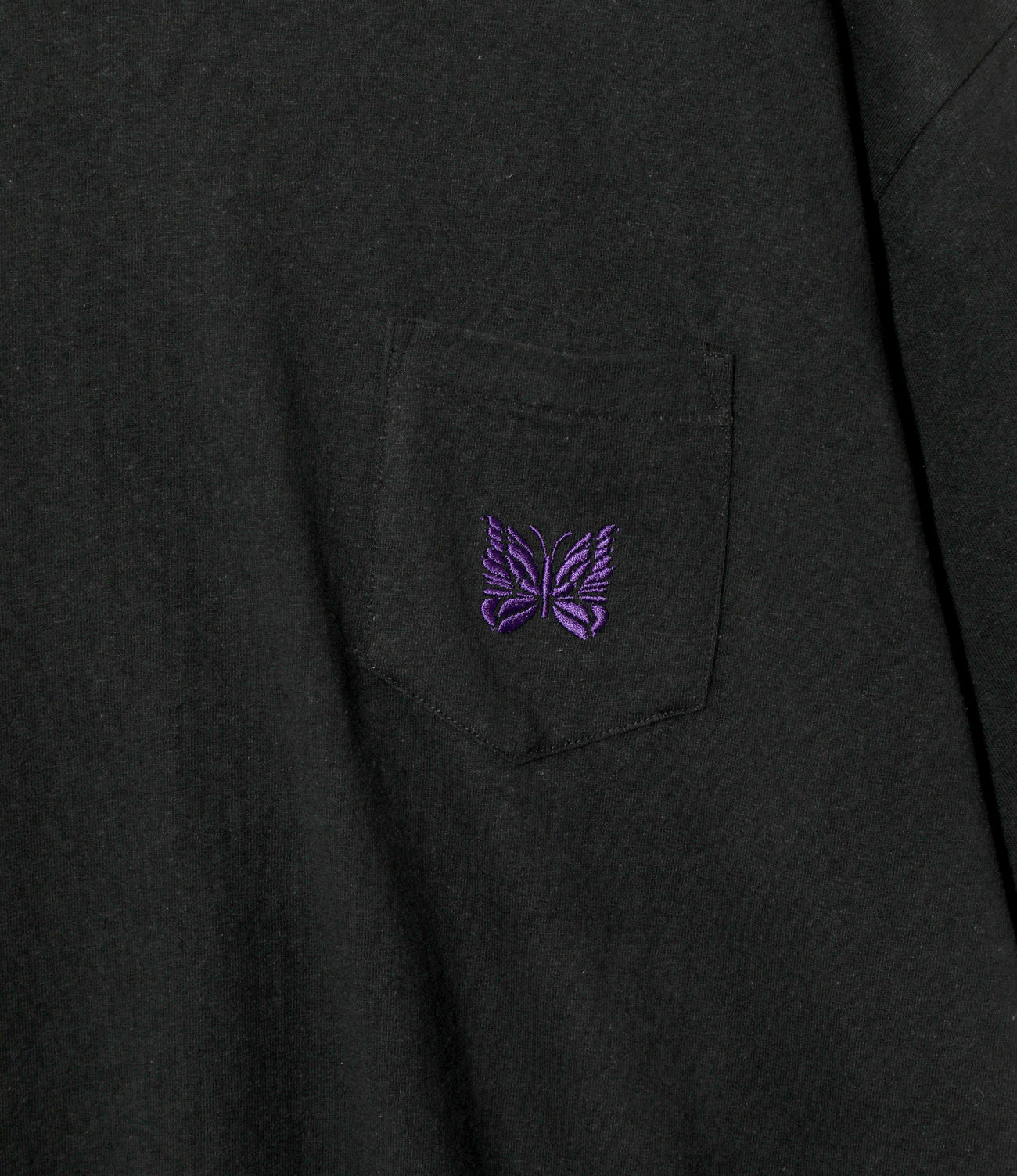 Needles S/S Papillon Emb. Pocket Tee - Cotton Jersey