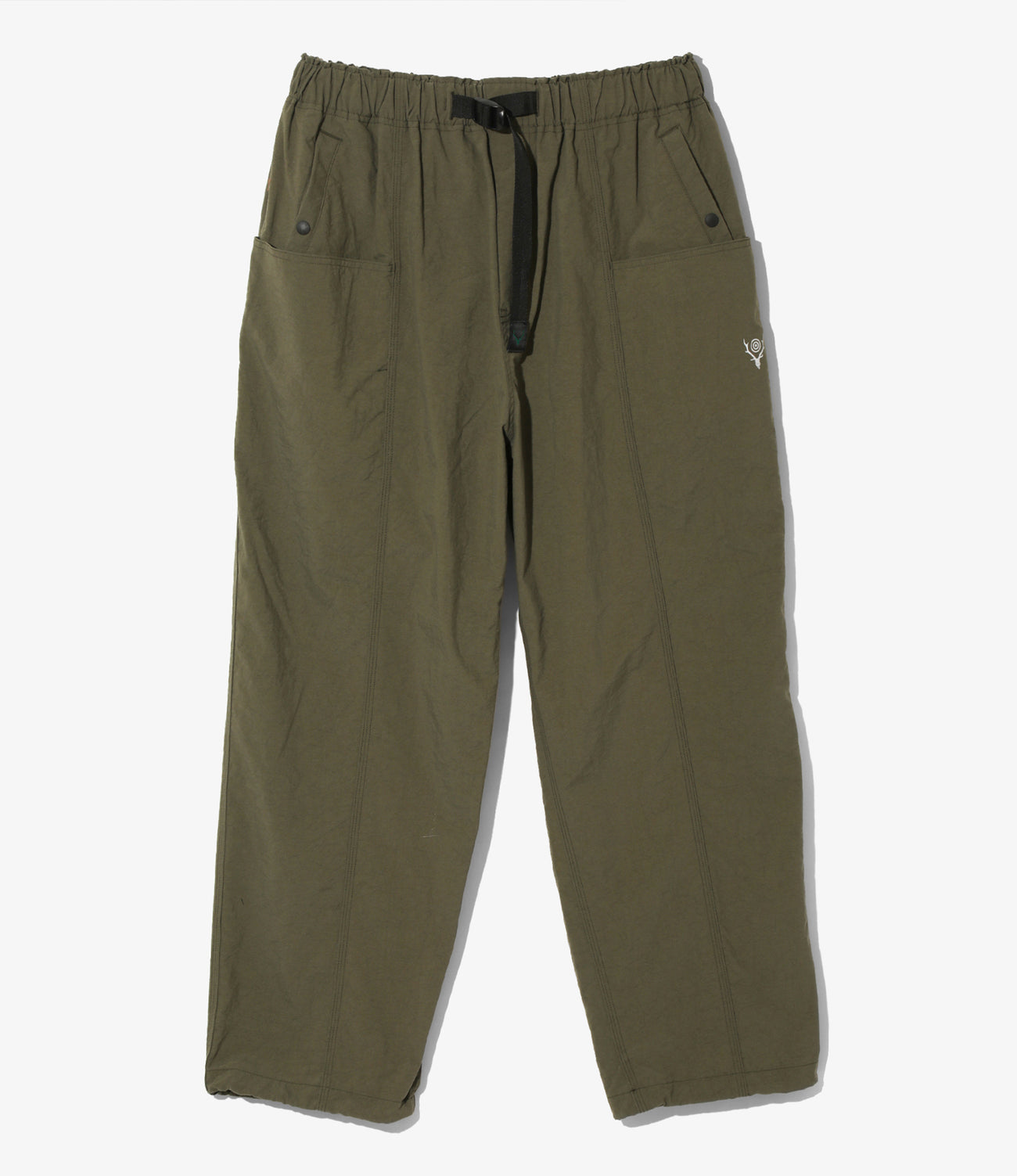 パンツ s2w8 BELTED C.S. PANT - NYLON OXFORD Nylon Oxford Belted C.S Pant in Brown – Blue Owl Workshop