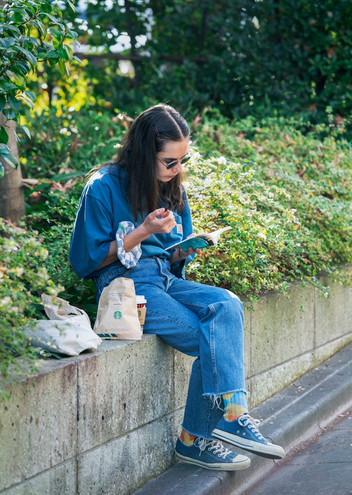RoToTo CHUNKY RIBBED CREW SOCKS ”TIE DYE”