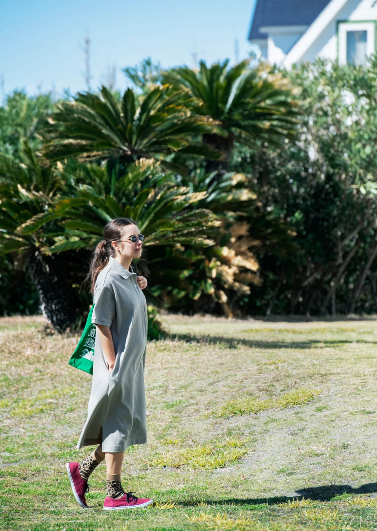 RoToTo LEOPARD MINI CREW SOCKS