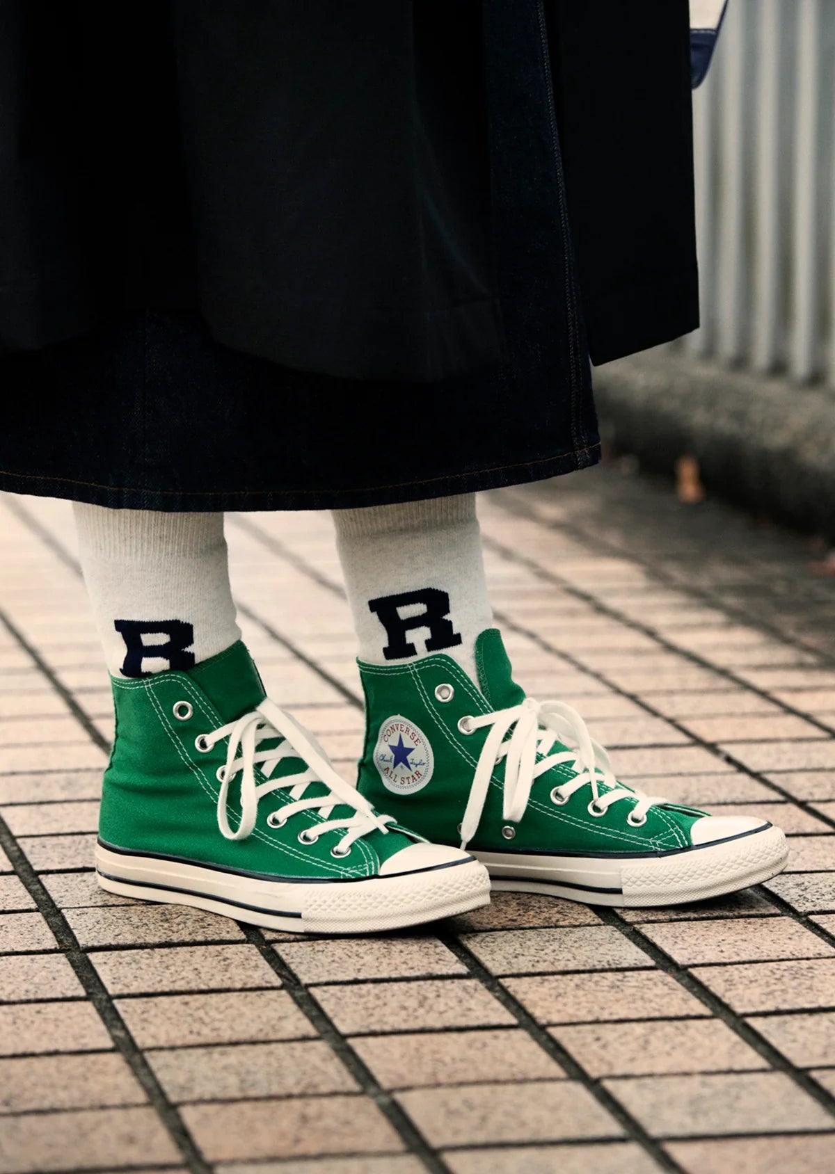 RoToTo RAFFY SWEAT SOCKS ”R LOGO”