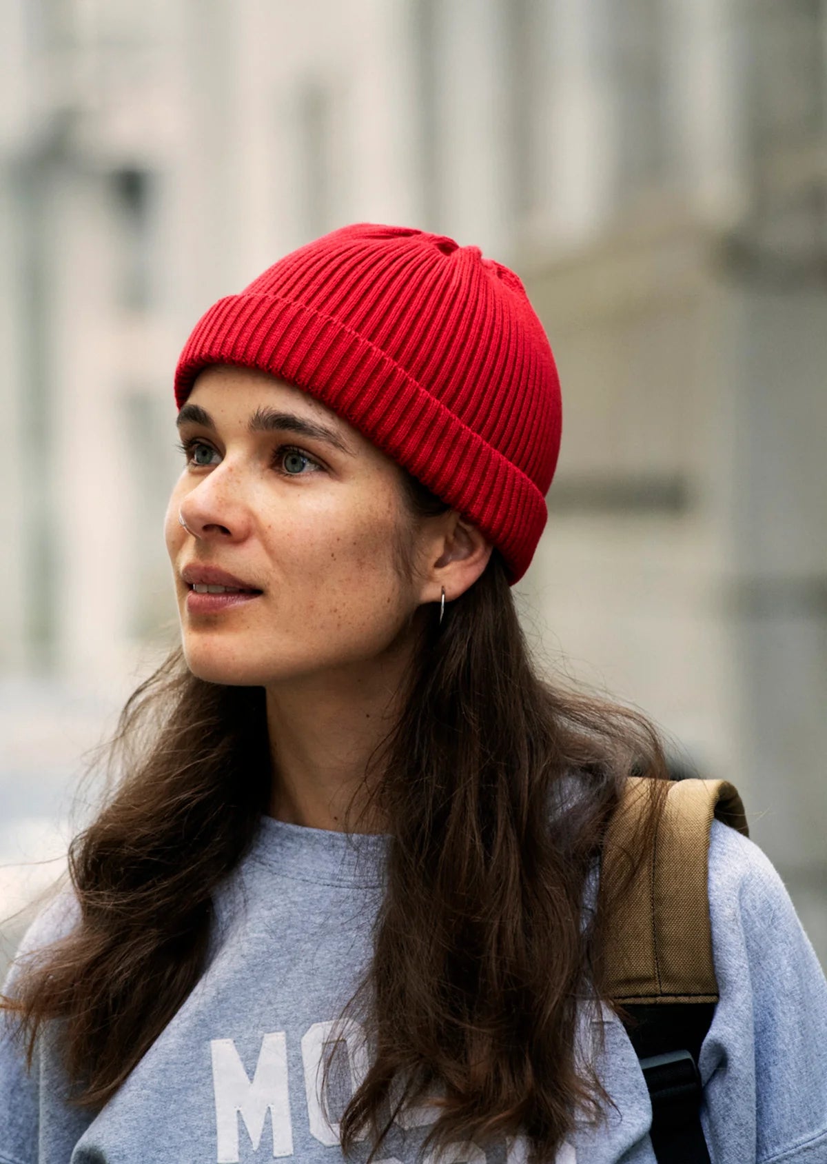 RoToTo COTTON ROLL UP BEANIE