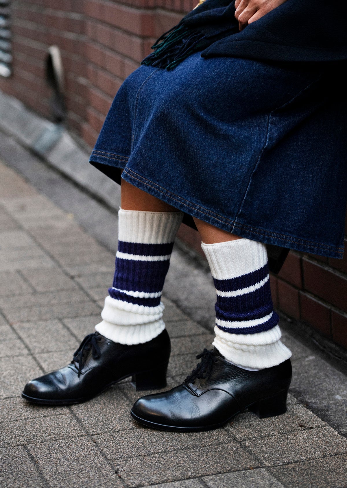 RoToTo COARSE RIBBED OLDSCHOOL LEG WARMER