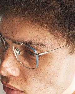YELLOWS PLUS RICK EYEWEAR Silver/Ocean Blue