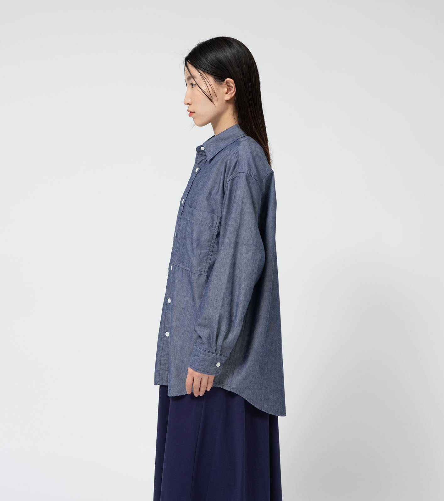 THE NORTH FACE PURPLE LABEL Regular Collar Chambray Field Shirt