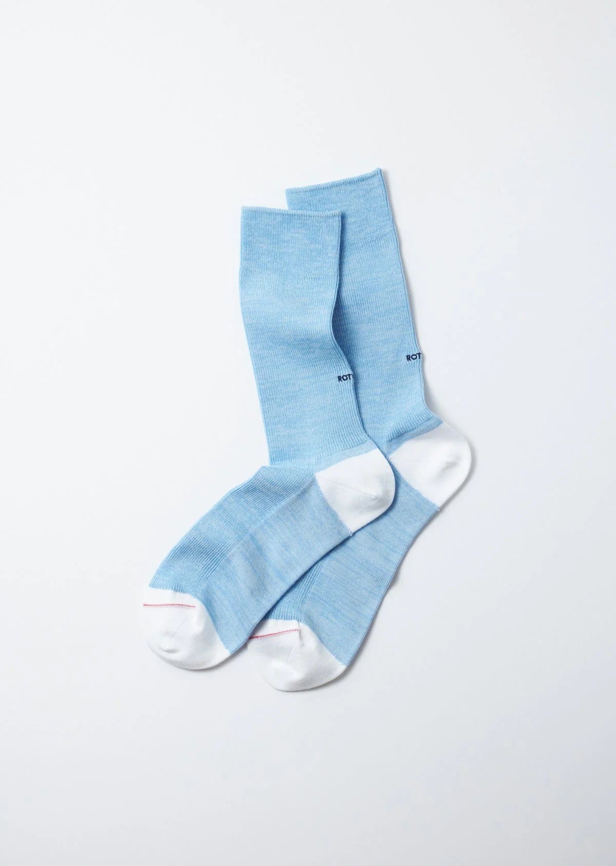 RoToTo ORGANIC COTTON & RECYCLE POLYESTER RIBBED CREW SOCKS