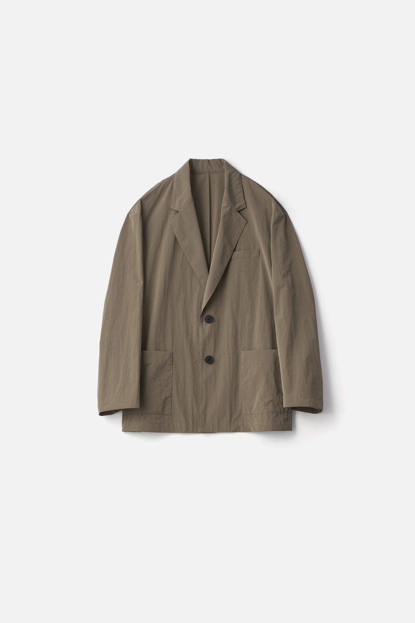 ssstein WINDPROOF NYLON SINGLE BREASTED JACKET