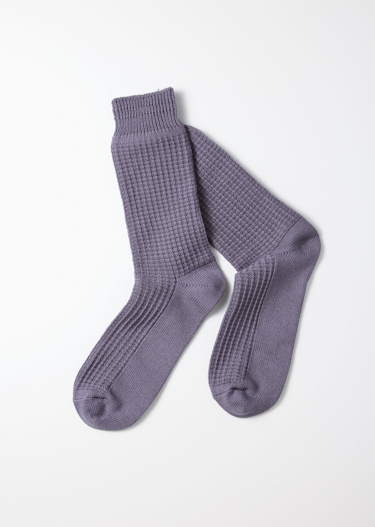 RoToTo COTTON WAFFLE CREW SOCK