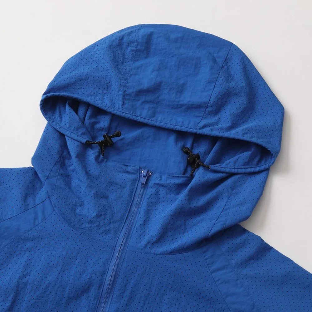 S.F.C (STRIPES FOR CREATIVE) PUNCHING NYLON HOODY