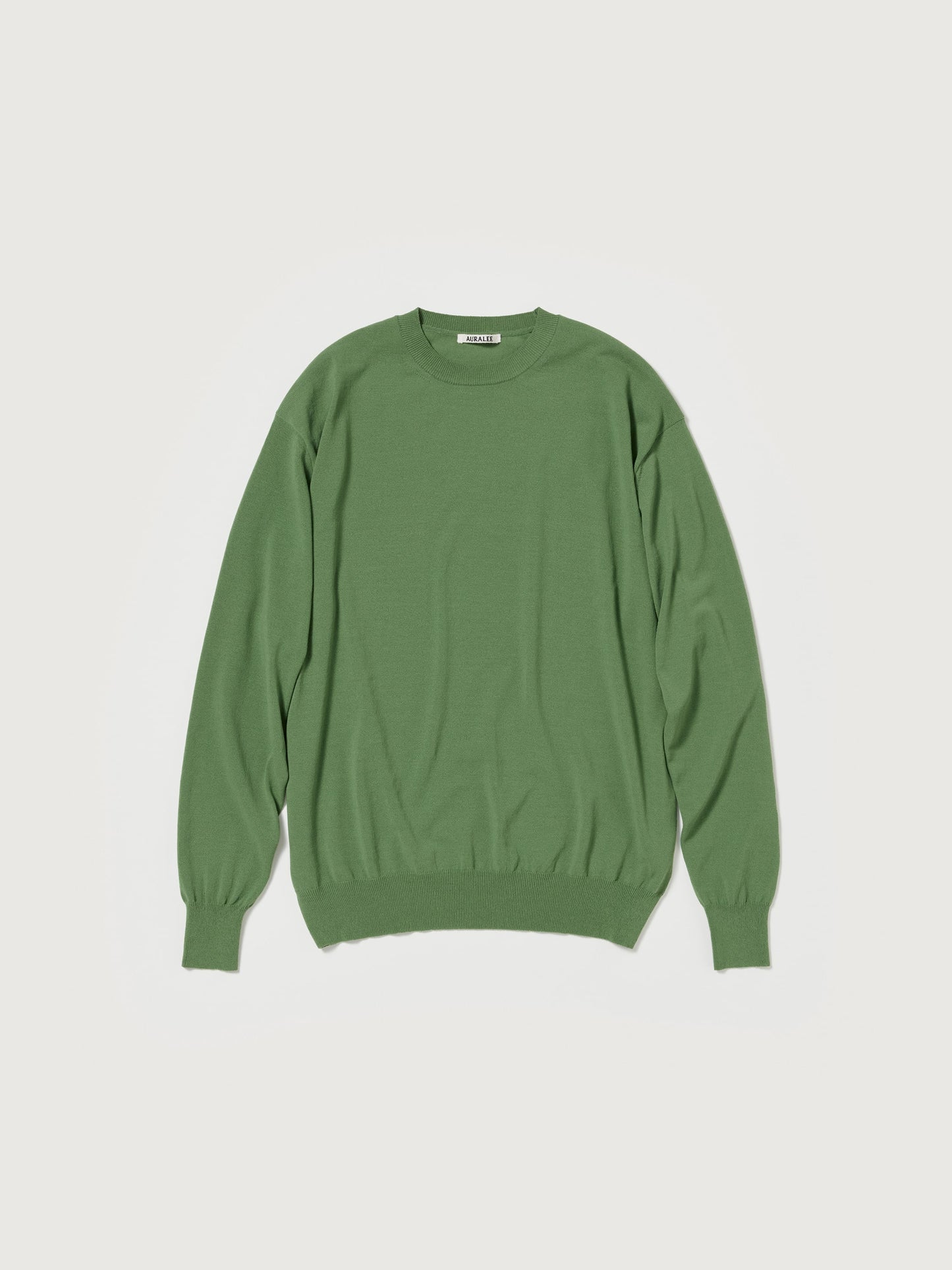 AURALEE SUPER HARD TWIST WOOL KNIT P/O