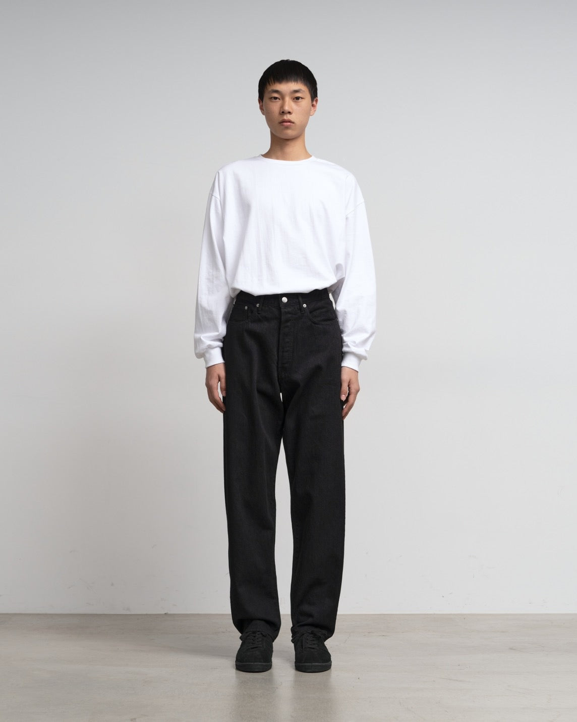 Graphpaper Selvage Denim Five Pocket Tapered Pants - RIGID