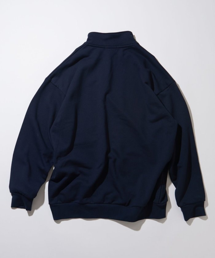 NAUTICA JAPAN Small Patch Logo Cadet Collar Sweatshirt