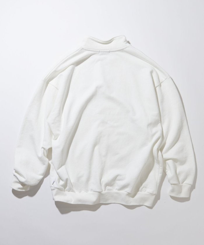 NAUTICA JAPAN Small Patch Logo Cadet Collar Sweatshirt