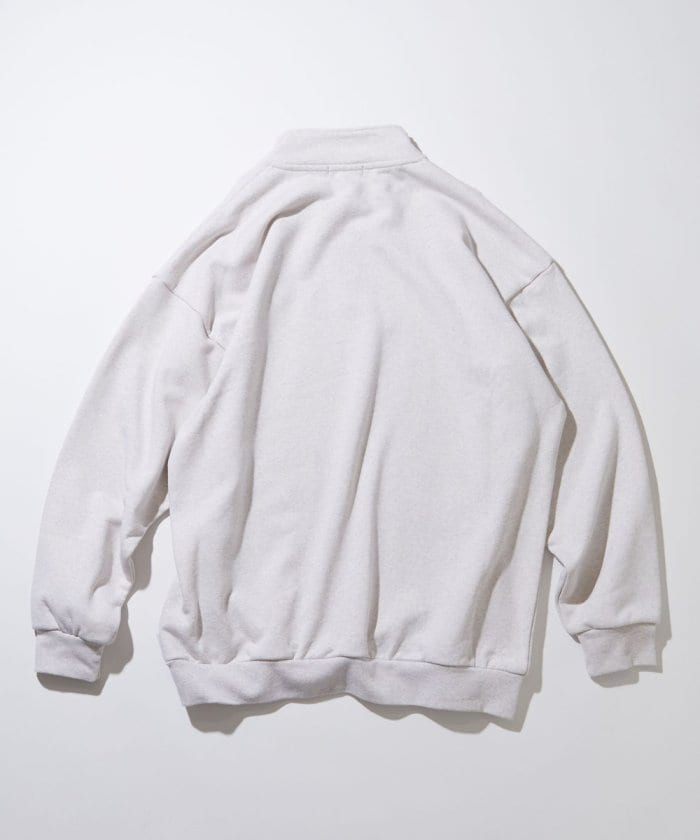 NAUTICA JAPAN Small Patch Logo Cadet Collar Sweatshirt