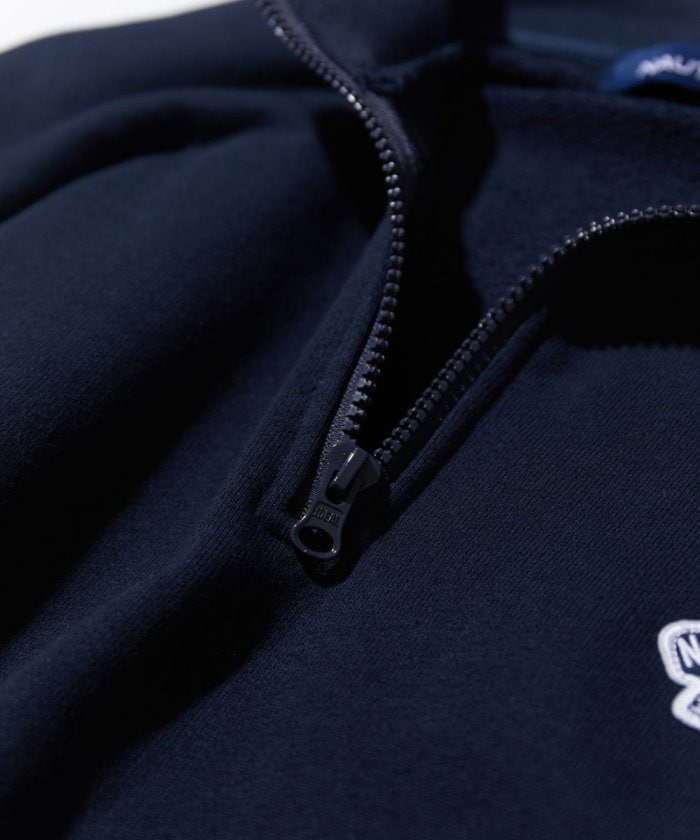 NAUTICA JAPAN Small Patch Logo Cadet Collar Sweatshirt