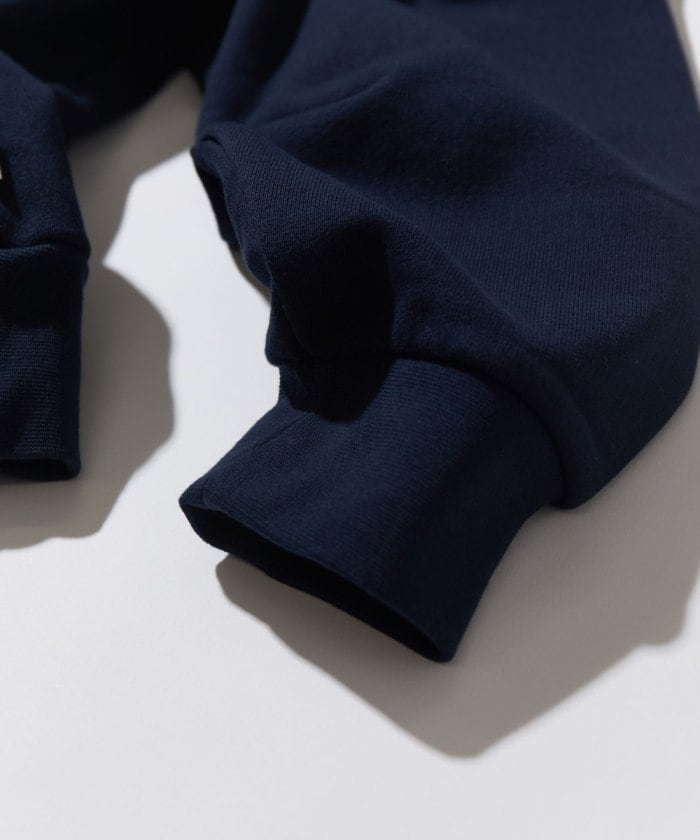 NAUTICA JAPAN Small Patch Logo Cadet Collar Sweatshirt