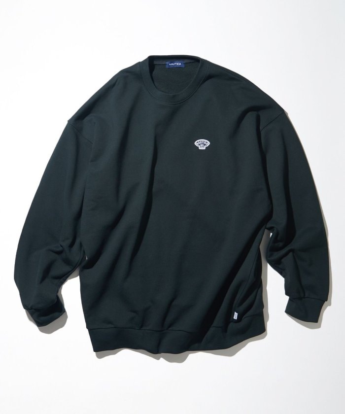 NAUTICA JAPAN Small Patch Logo Crewneck Sweatshirt