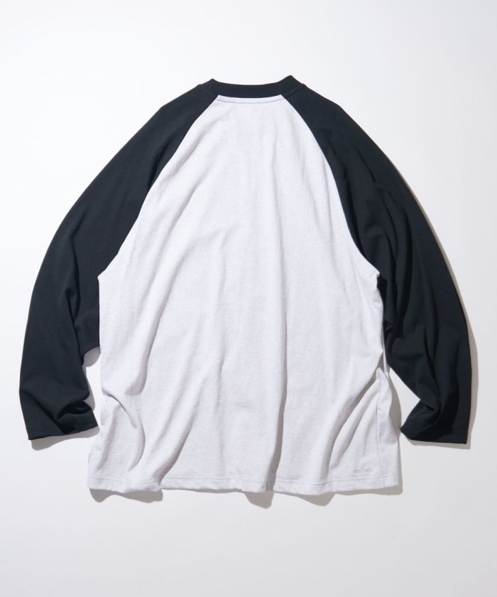 NAUTICA JAPAN Small Patch Logo Raglan Tee