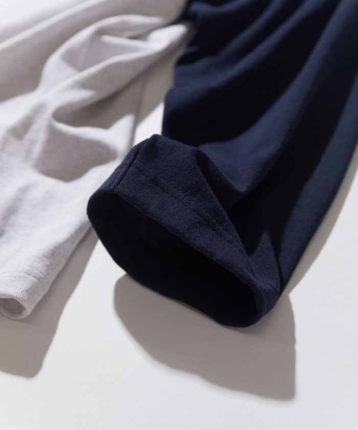 NAUTICA JAPAN Small Patch Logo Raglan Tee