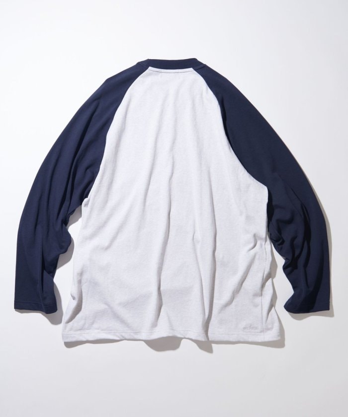 NAUTICA JAPAN Small Patch Logo Raglan Tee