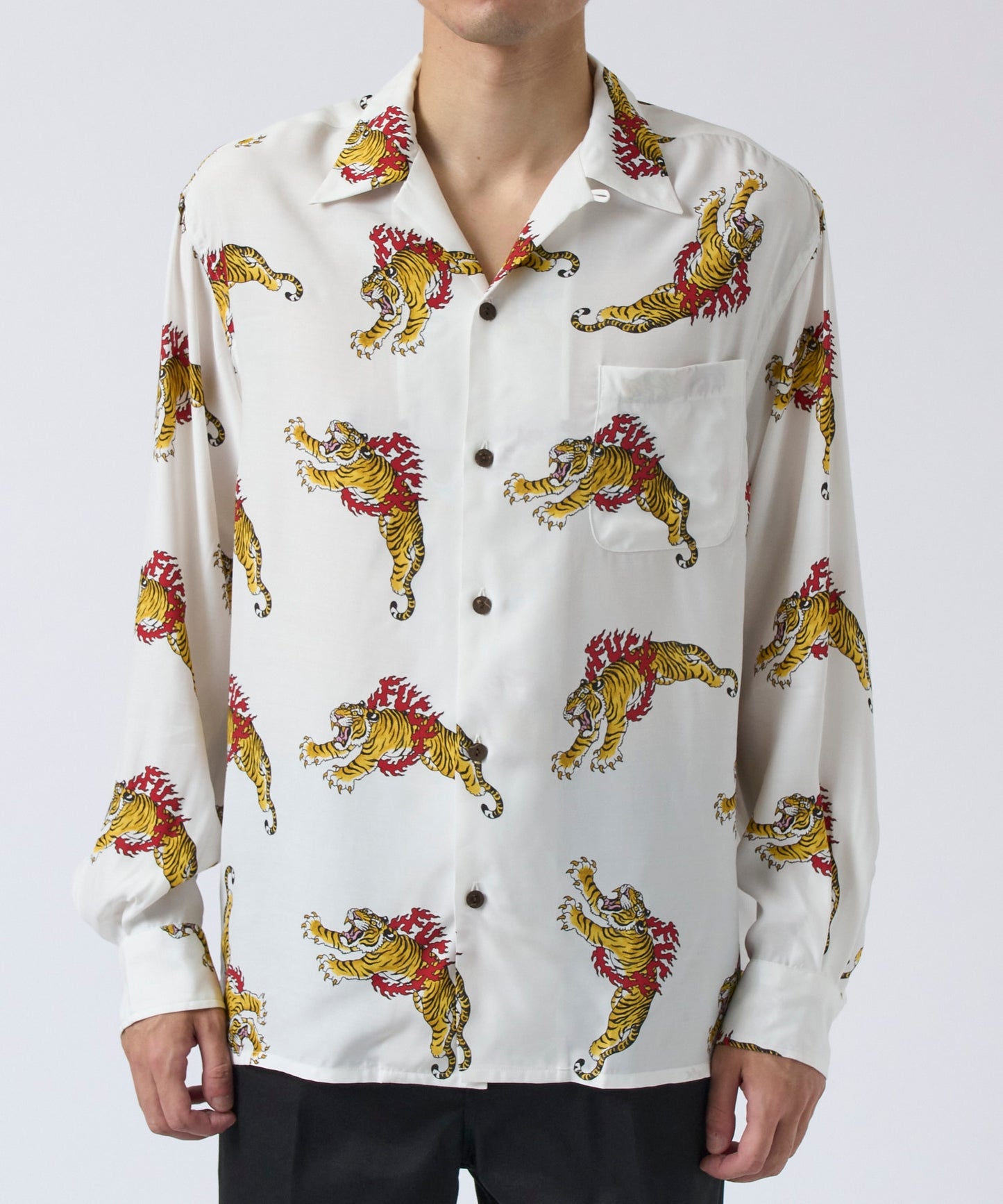 WACKO MARIA TIM LEHI HAWAIIAN SHIRT L/S